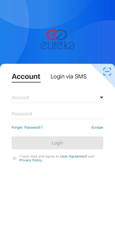 image of login page